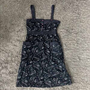 Kimchi Blue Black Floral Dress size medium